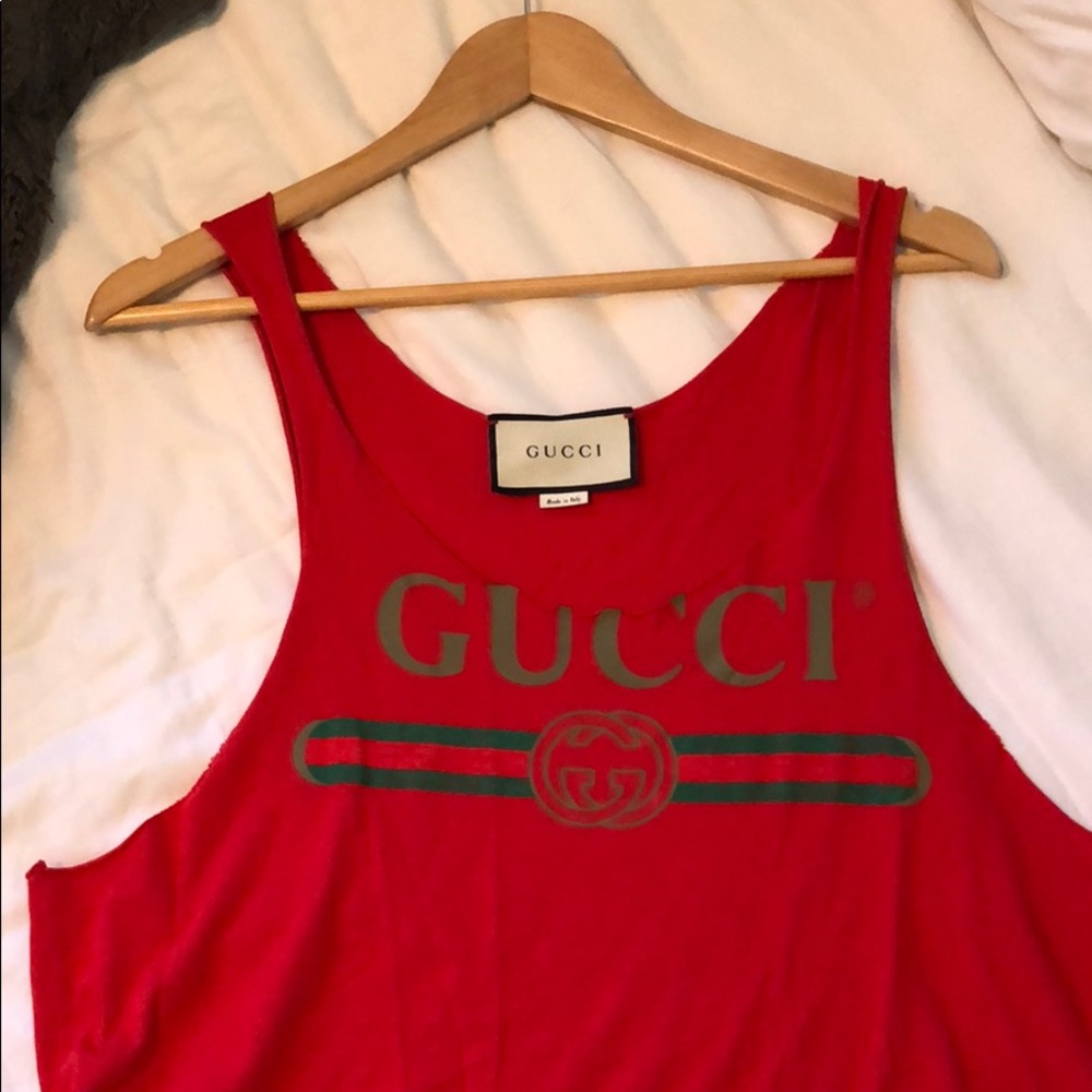 Gucci Red Tank Top - Picture 2 of 5